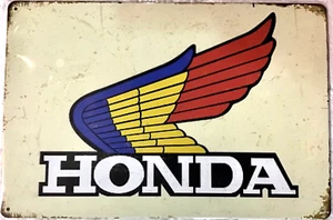 FREE SHIPPING! Buy or Make offer b4 it’s SOLD! TIN SIGN 8x12 Honda bikes C72 - Picture 1 of 7