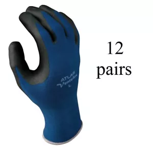 (12 pares XL) Atlas Ventulus Espuma de Nitrilo Empuñadura Gofres en relieve Guantes de Trabajo EPP - Imagen 1 de 4