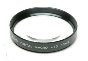 Bower Digital Full Frame Auxiliary Macro +10 Lens With 58mm Thread. Clean. - Picture 1 of 1