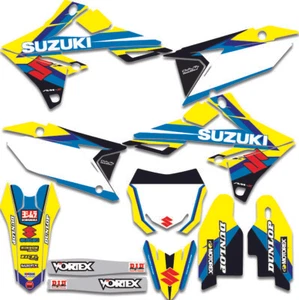 Suzuki RMZ 450 RMZ450 Graphics Kit Fits 2018-2023 With Custom Number Plates - Picture 1 of 2