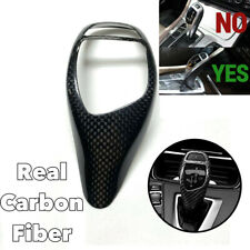 Gloss Real Carbon Fiber Gear Shift Knob Cover Sticker Fits E70 E71 F15 F16 x5 x6