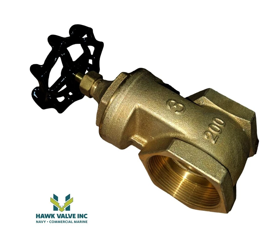 3 BRONZE 200 NON-RISING FNPT GATE VALVE - TRIANGLE - Image 1 of 4