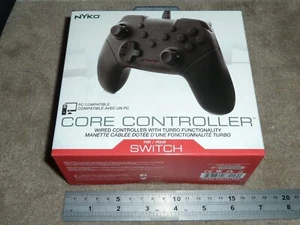 NINTENDO SWITCH USB WIRED CONTROLLER GAME CONTROL PAD Black BRAND NEW Nyko Turbo - Picture 1 of 2