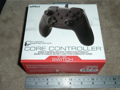 NINTENDO SWITCH USB WIRED CONTROLLER GAME CONTROL PAD Black BRAND NEW Nyko Turbo - Image 1 of 2