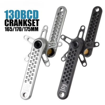 Road Bike Hollowtech BCD130 Crank Folding Bicycle 5 Claw Chainring Crankset - Image 1 of 4