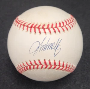 JOHN SMOLTZ Signed Playing Days Signature Official MLB Baseball-HOF-BRAVES-PSA - Picture 1 of 8