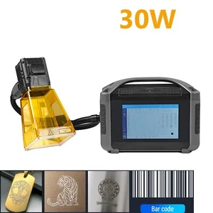 30W Handheld-Laserbeschriftungsmaschine Lasergravierer für Logo mit Batterie - Picture 1 of 15