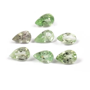 Top Quality Natural Faceted Tsavorite 7 Piece Gemstone Lot, 5x3 MM 1.55 Ct #195 - Picture 1 of 9