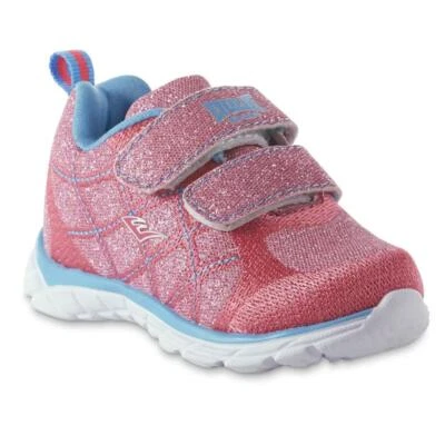 New Toddler Girls " LOOP" 80084 By EVERLAST Pink Sparkles Sport Sneakers  Size 7 - Image 1 of 4