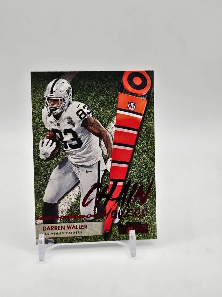 Darren Waller "Chain Movers" RED 2021 Panini Contenders #CM-DWA Raiders INSERT - Image 1 of 2