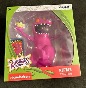 Kidrobot Nickelodeon Rugrats Reptar 7” Vinyl Figure Brand New Sealed!