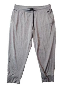 Under Armour HeatGear Athletic Pants Men's XXL Dark Gray Tapered Joggers - Picture 1 of 15