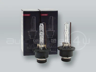 M-TECH PREMIUM D2S 6000K (Diamond White) XENON HID Headlight Light Bulb PAIR - Image 1 of 2