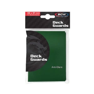 66 mm x 91 mm Verde Mate Protectores Cubierta Mangas para Tarjetas Marca BCW Paquete de 50 - Imagen 1 de 2
