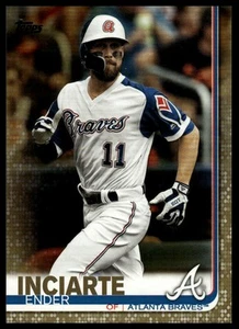 Ender Inciarte 2019 Topps #385 Gold SN #/2019 Atlanta Braves - Picture 1 of 2