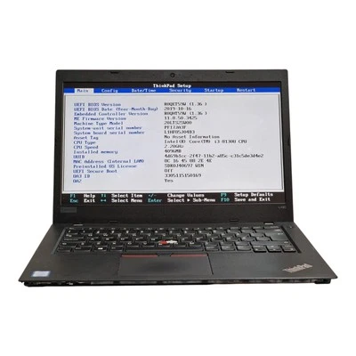 Lenovo ThinkPad L480 | I3-8130U | 4GB RAM | SENZA DISCO FISSO | DIFETTOSO #A94 - Immagine 1 di 4