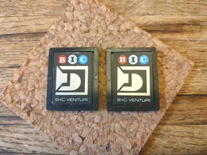 Vintage BIC Formula 6 Spec. 2 speaker badge / logo / emblem pair / VG for age - Picture 1 of 4