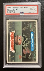 1988 Garbage Pail Kids OS15 Acid Wayne 611a PSA 10 GEM MINT-RARE GEM CARD!! TWT - Picture 1 of 4