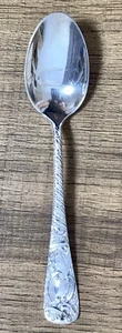 EUC Antique Marked 1891 Sterling Silver 925 Repousse 4” Small Baby Child Spoon - Picture 1 of 8