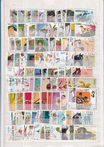 CARAIBES GRENADA ILE de CUB. 1260 timbres + 8 blocs obliteres cote ?? - Picture 1 of 15