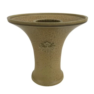 Florero Suiban de cerámica japonesa de colección arreglo Ikebana de cerámica Kikyo Y28 Foto 1 de 4