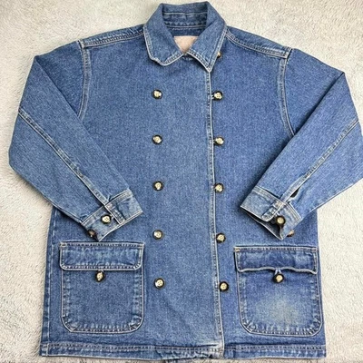 A.M.I Alexandre Mattiussi Vintage denim Chore jacket Field women’s size Medium  - Image 1 of 4
