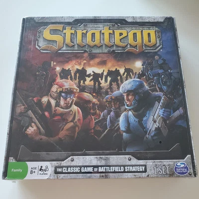 STRATEGO The Classic Board Game of Battlefield Strategy Spin Master NEW & SEALED - Image 1 of 4