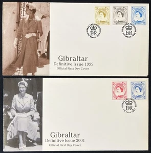 Gibraltar 1999/2001 FDC Covers x 3 MK8673 - Picture 1 of 2