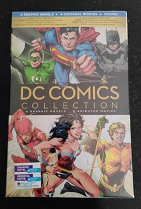DC COMICS SAMMLUNG VOL 1 - 6 BÜCHER / 6 BLU-RAY FILME - NEU, FABRIKVERSIEGELT - Bild 1 von 6