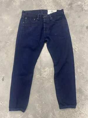 Rogue Territory RGT Stanton Slim Straight Denim Jeans Button Fly Dark Wash 30x26 - Image 1 of 4