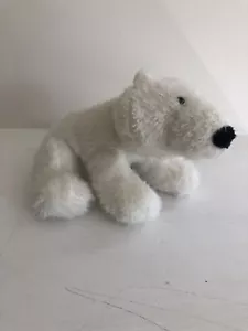 Ganz WEBKINZ White Shaggy Plush Polar Bear Stuffed Animal Toy #HM116 NO CODE - Picture 1 of 5