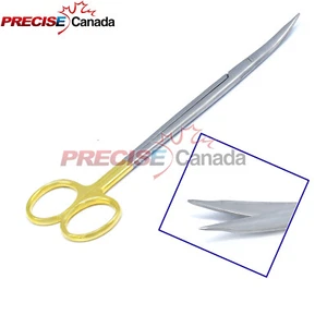 Stevens Tenotomy Scissors T/C Super Cut 8" Curved Plastic Surgery Instruments  - Picture 1 of 3