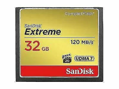 SanDisk SDCFXSB-032G-G46 Extreme 32GB CompactFlash Memory Card