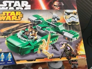 LEGO STAR WARS FLASH SPEEDER 75091 NEW NO BOX NO MINIFIGURES SPEEDER ONLY - Picture 1 of 2