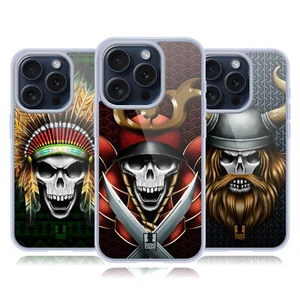 HEAD CASE GUERRIERS DE CRÂNE ÉTUI COQUE EN GEL POUR APPLE iPHONE TÉLÉPHONES - Photo 1 sur 10