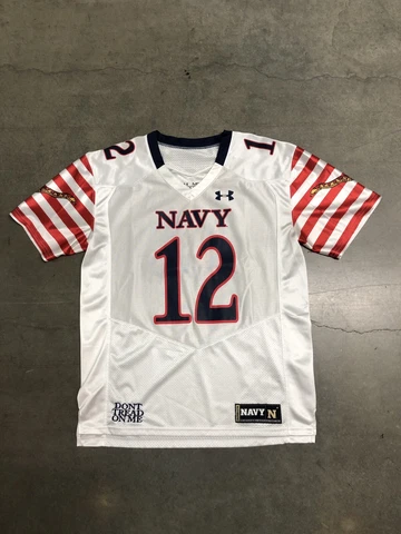 Under Armour Navy Midshipmen ‘Don't Tread On Me’ Football Jersey Men’s Medium Cover