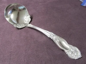 ORANGE BLOSSOM Gravy Ladle Rogers Silverplate 1910 Excellent No Monogram - Picture 1 of 4