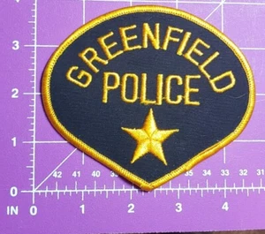 Parche de policía Greenfield Wisconsin - nuevo parche de hombro estilo antiguo - Imagen 1 de 2