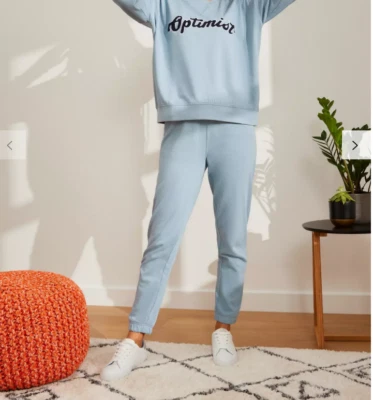 Corredores lisos relajados, tamaños azul polvo S 8-10 y L16-18 CUALQUIER DÍA John Lewis CA44 Foto 1 de 4