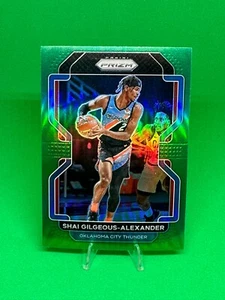 Shai Gilgeous-Alexander 2021-22 Panini Prizm #238 Green Prizm OKC Thunder - Imagen 1 de 2