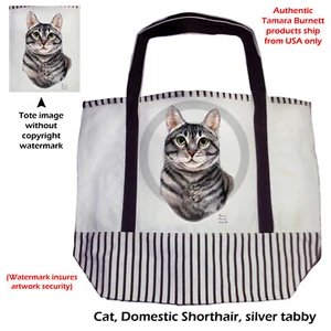 Canvas Tasche - Silver Tabby Cat - Bild 1 von 1
