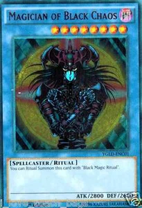 Magician of Black Chaos YGLD-ENC01 1st (Mint X 1) YUGIOH Ultra Rare Ritual Monst - Picture 1 of 1