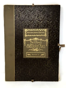 The Triumphs Of Modern Art Engravings Section 7 Japan Edition 1800s - Picture 1 of 18