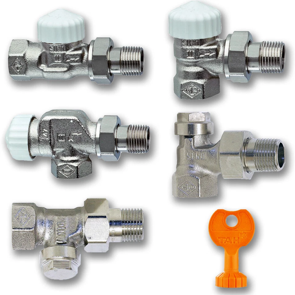 Heimeier Heizkörper Ventil Thermostat Ventilunterteil V Exact II Rücklauf Eck - Bild 1 von 1