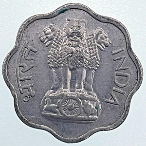 Moneda Mundial: India 1966 - 2 Paise - Circulada (SKU 356) - Imagen 1 de 4