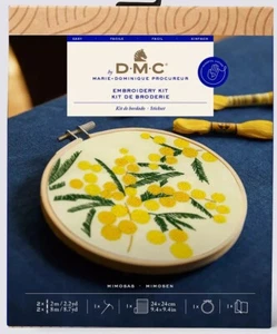 DMC Embroidery Kit Gift - Mimosa - DMC Easy Beginners Kit - TB210 - Picture 1 of 4
