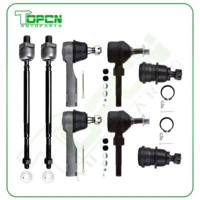 For 1991-1999 Nissan Sentra Suspension 8pcs Front Ball Joints Tie Rods Sway Bars - Image 1 of 4