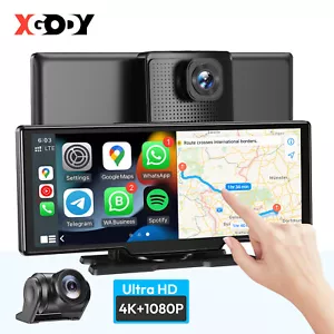 XGODY Dashcam mit Frontkamera Carplay Android Auto 10.26 Zoll Navigationsgerät - Bild 1 von 20