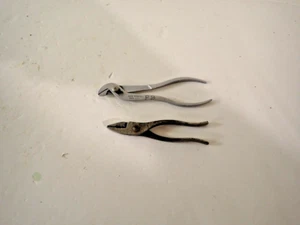 Vintage Proto 41/2" No.235 Slip Joint Ignition Plier & Small Unbranded Plier - Picture 1 of 2