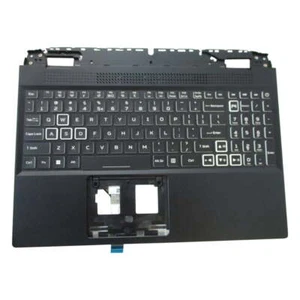 New For Acer Nitro 5 AN515-58 N22C1 Palmrest & Backlit Keyboard w/ White Keys - Picture 1 of 2